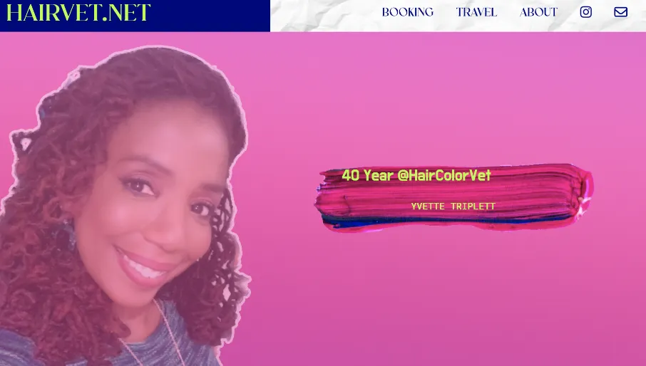 A screenshot of https://hairvet.net/